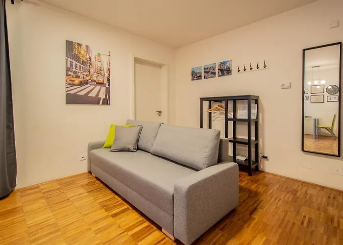 Modern Apartment With Balcony And Garage